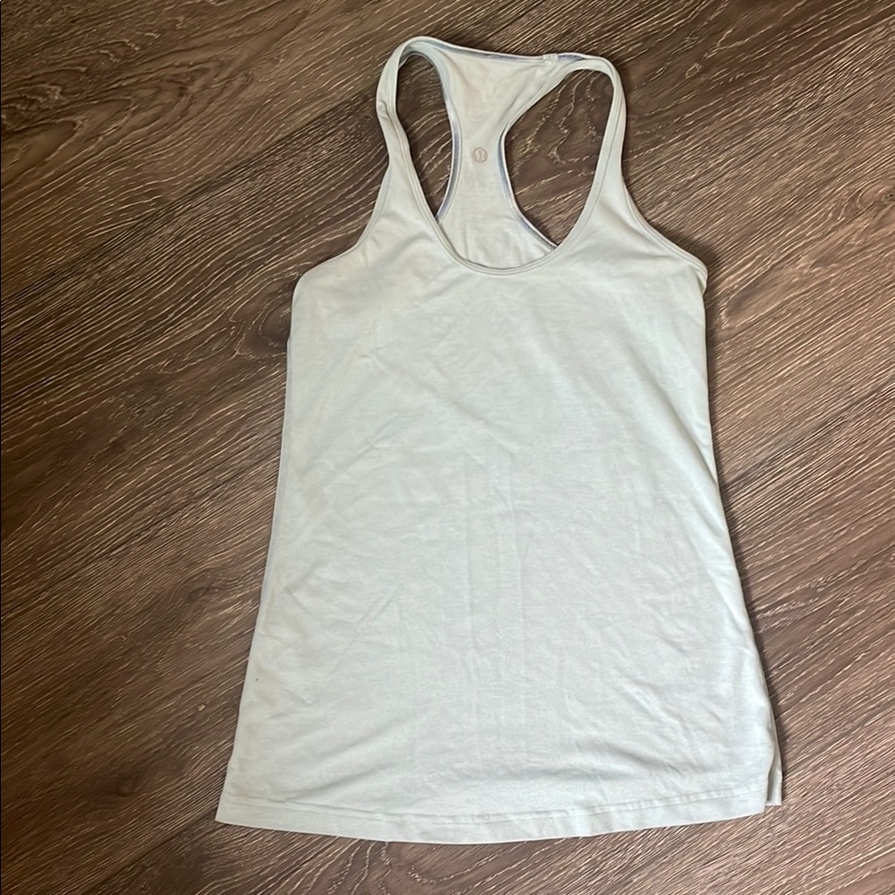 Lululemon Racerback Tank Top- Light Blue- Size 8